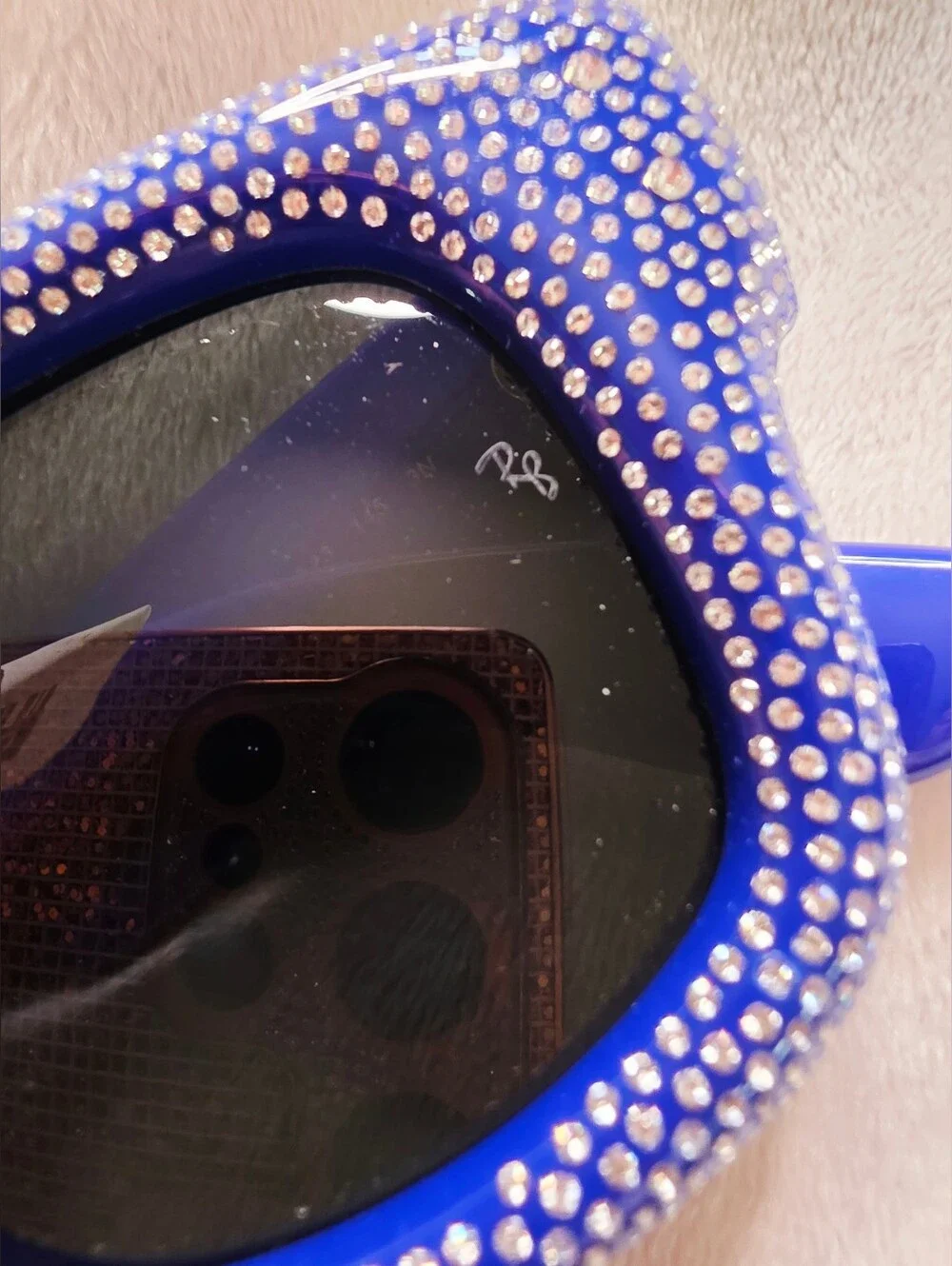 Ray-Ban Wayfarer Puffer Swarovski Crystal Pavé Edition sunglasses in blue